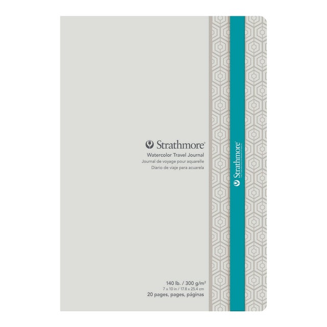 Strathmore Travel 500 Series Watercolor Journal 5.5x8 12 Sheets 500 Series  